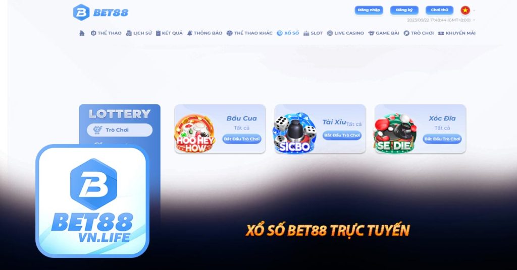 Xổ số BET88 trực tuyến